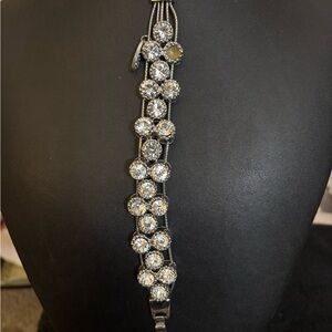 Silver Rhinestone Bracelet
